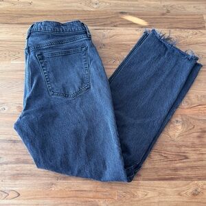 Abercrombie & Fitch The Baggy Low Rise Black Jeans Women’s 28 Short Curve Love